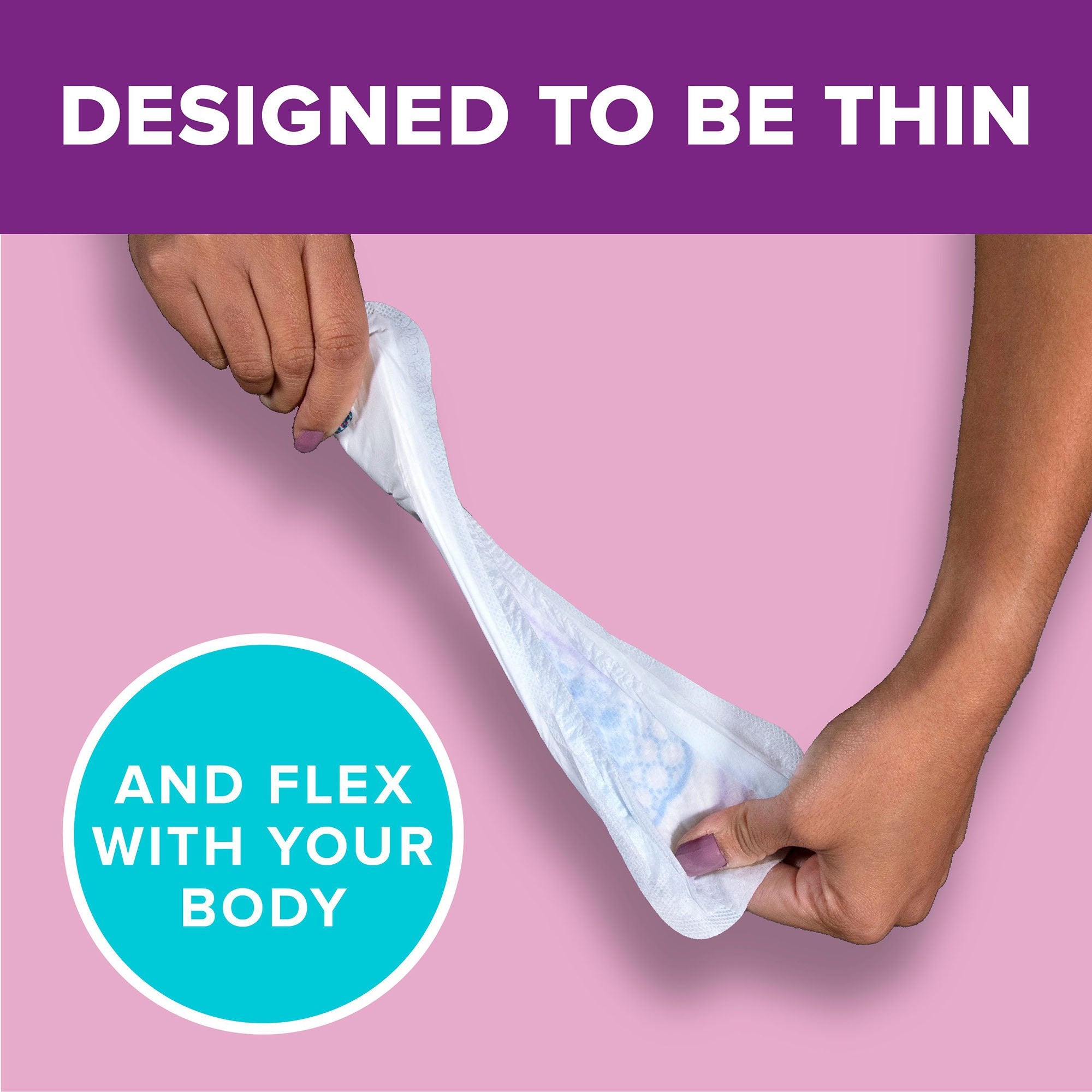 Poise Ultra Thin Moderate Bladder Control Pad, Regular Length