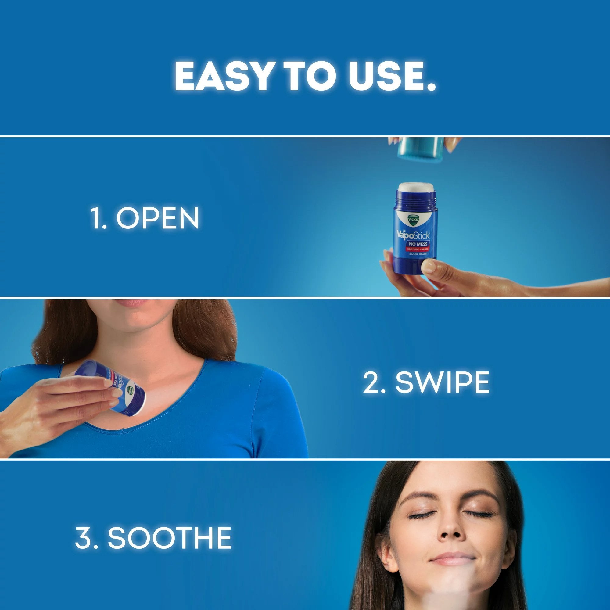 Vicks Vapostick Solid Balm Roller
