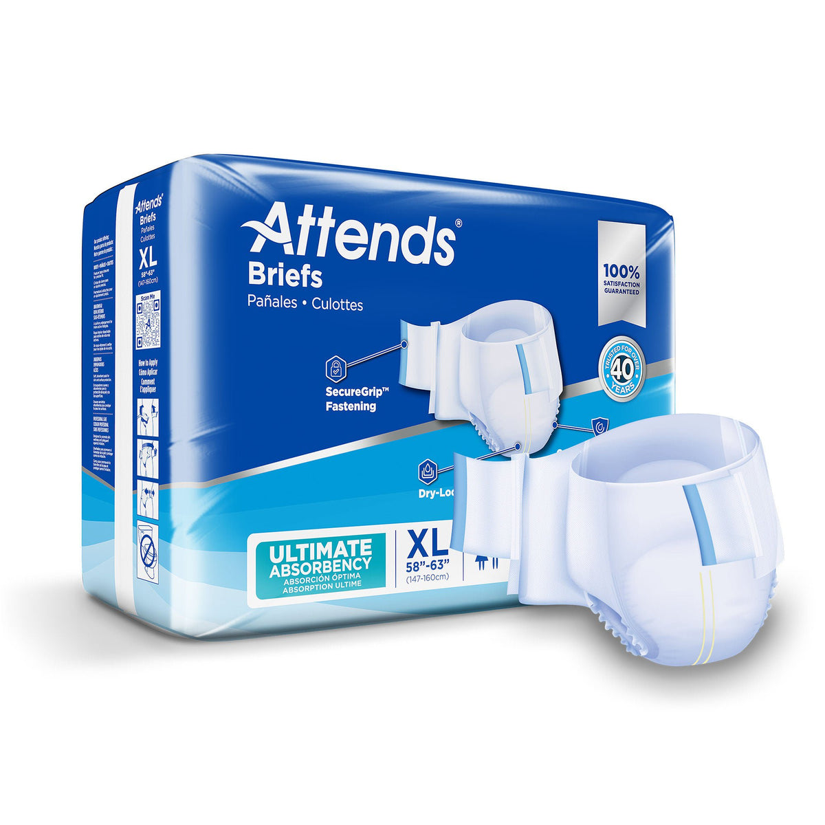 Attends® Advanced Briefs, X-Large