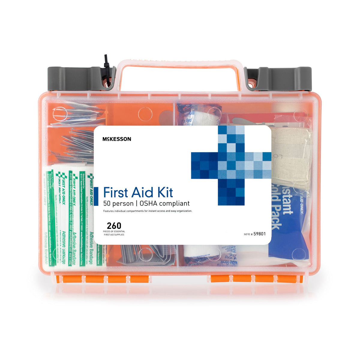 McKesson 50-Person First Aid Kit — Case of 12