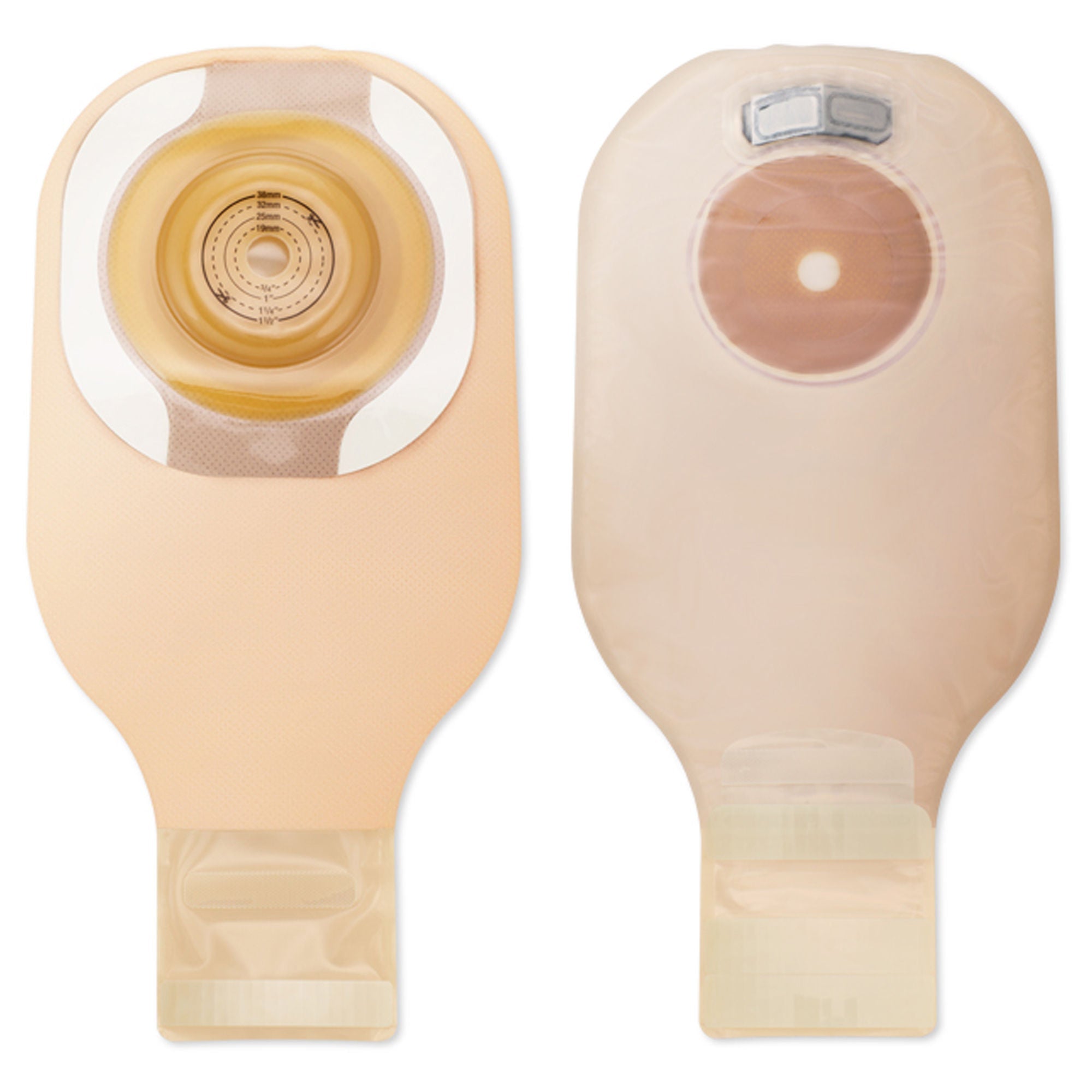 Premier™ Flextend™ One-Piece Beige Ostomy Pouch, Cut to Fit Stomas up to 38 mm