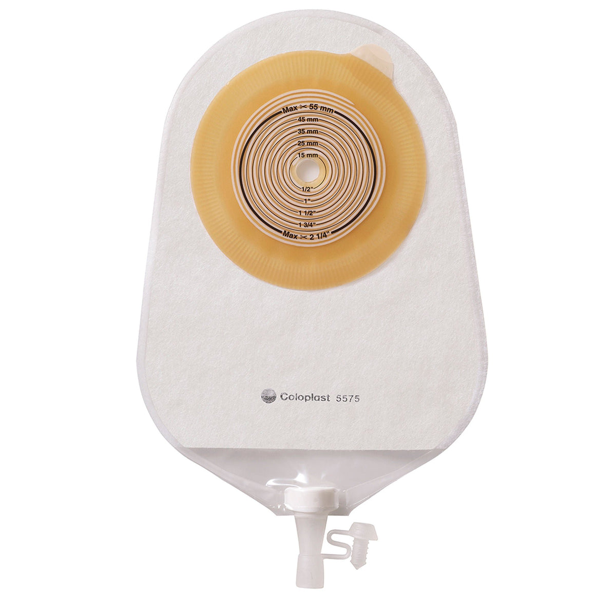 Assura® Original 1-Piece Transparent Urostomy Pouch, Trim to fit 10 – 55 mm — Box of 10