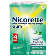 Nicorette Stop Smoking Aid Gum 4 mg Spearmint Burst with a Hint of Chamomile
