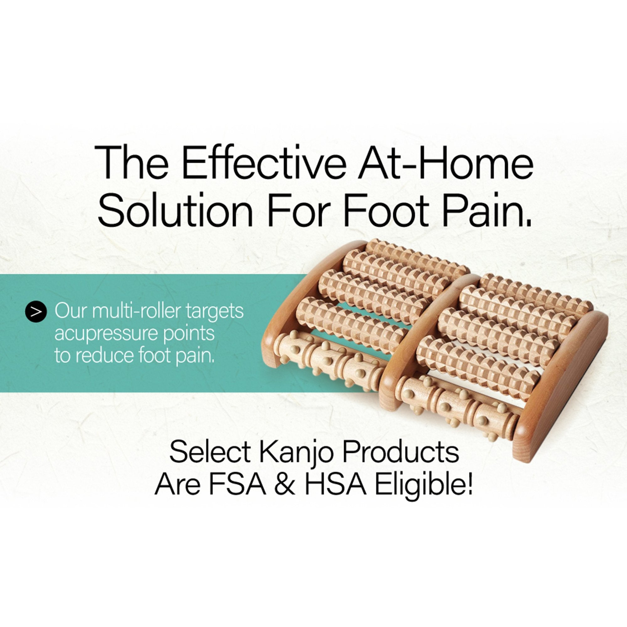Kanjo Acupressure Foot Pain Relief Multi-Roller