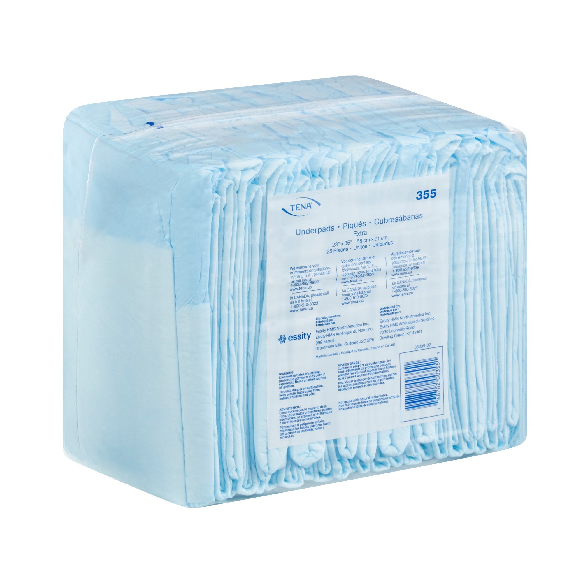 Tena Extra Absorbent Underpad 23 x 36 Inch