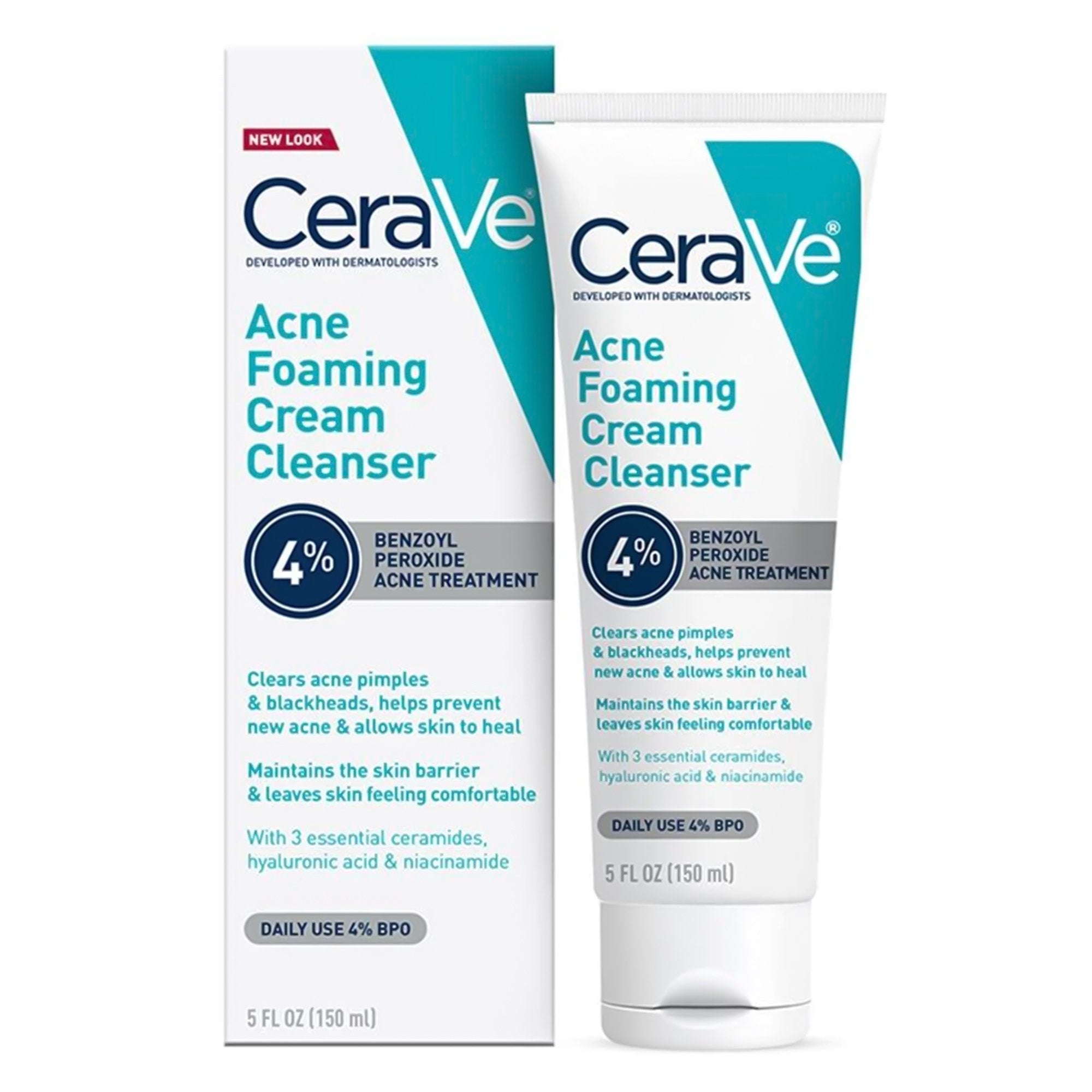 CeraVe Acne Foaming Cream Cleanser