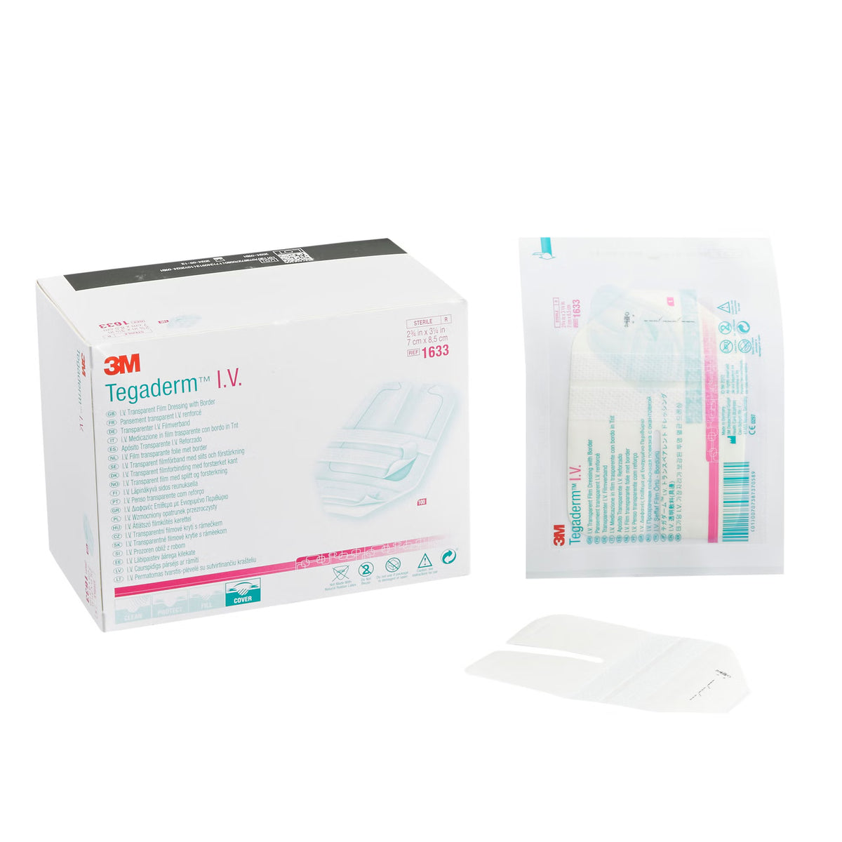 3M™ Tegaderm™ IV Dressing, 8.5 x 7 cm — Case of 400