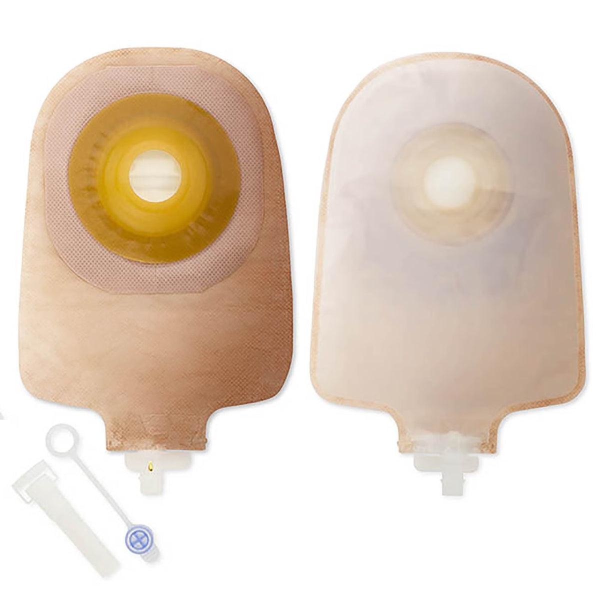Premier™ 8484 One-Piece Transparent Urostomy Pouch, Pre-cut to Fit 25 mm Stomas — Box of 5