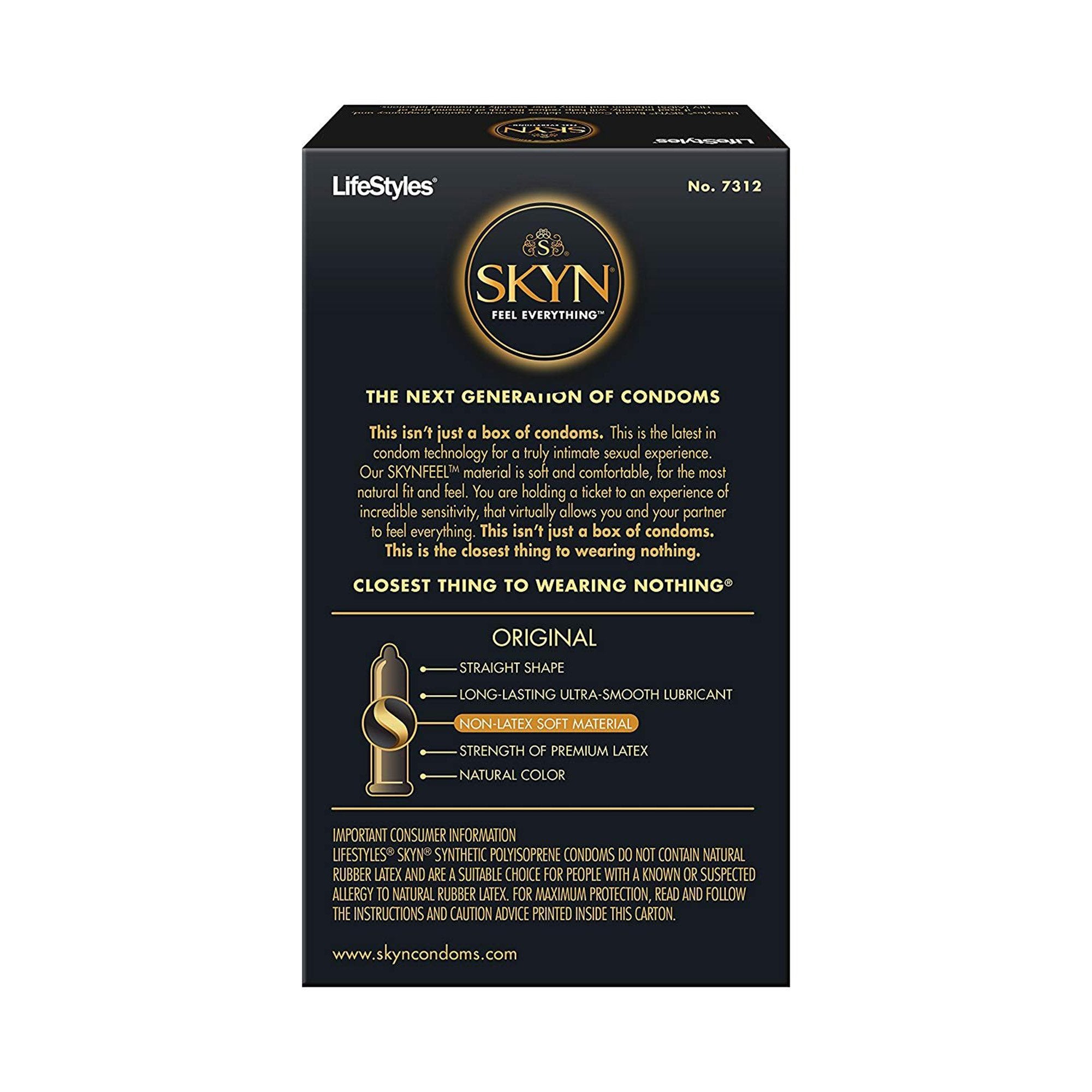 LifeStyles Skyn Lubricated Polyisoprene Condom