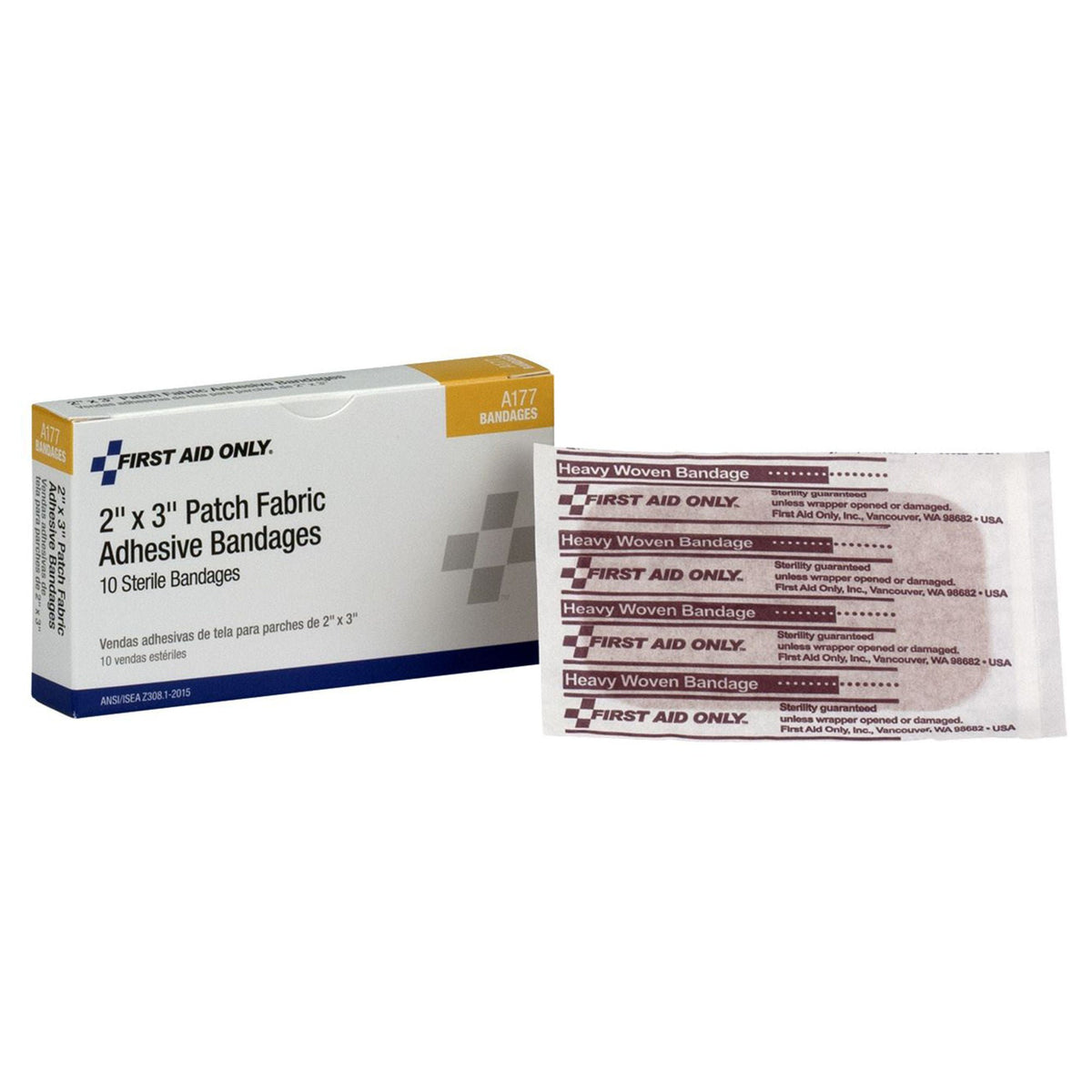 First Aid Only® Tan Adhesive Strip, 2 x 3 Inch