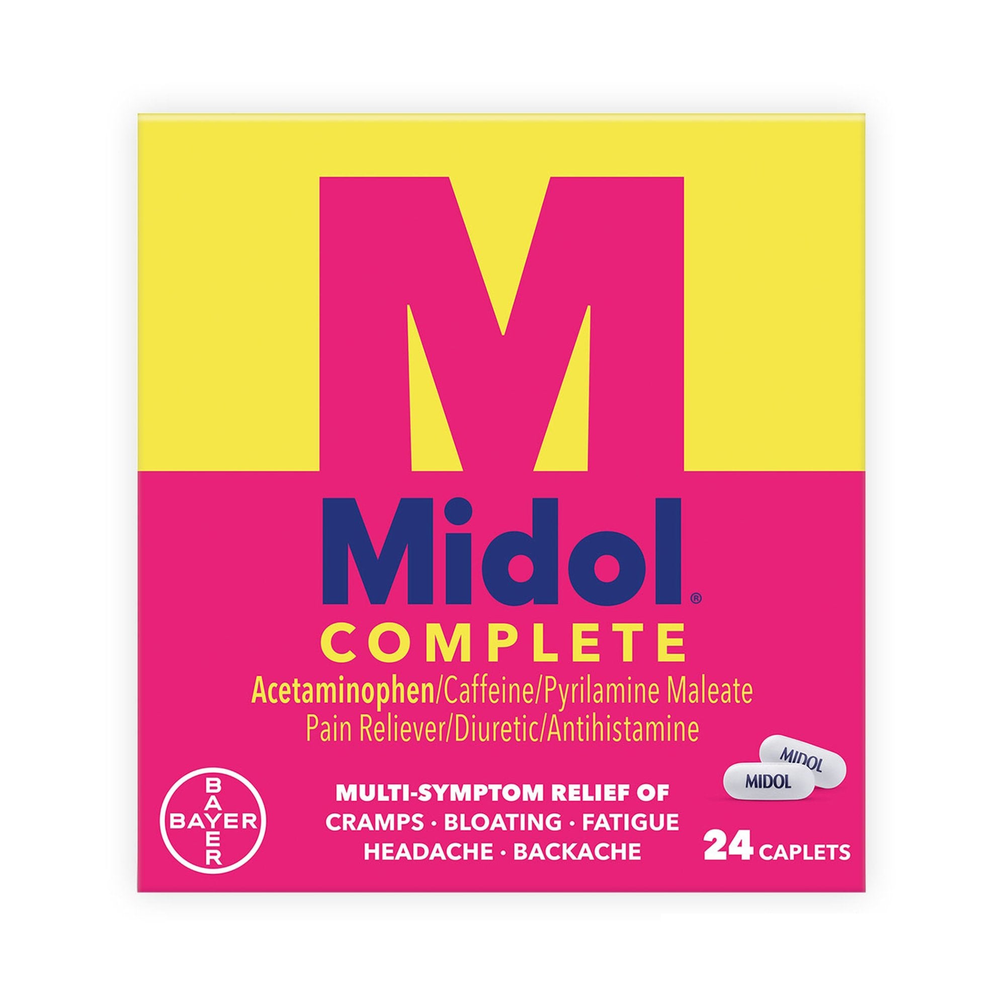 Midol Complete Acetaminophen / Caffeine / Pyrilamine Maleate Cramp Relief