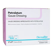 DermaRite® Petrolatum Impregnated Dressing, 3 x 9 Inch