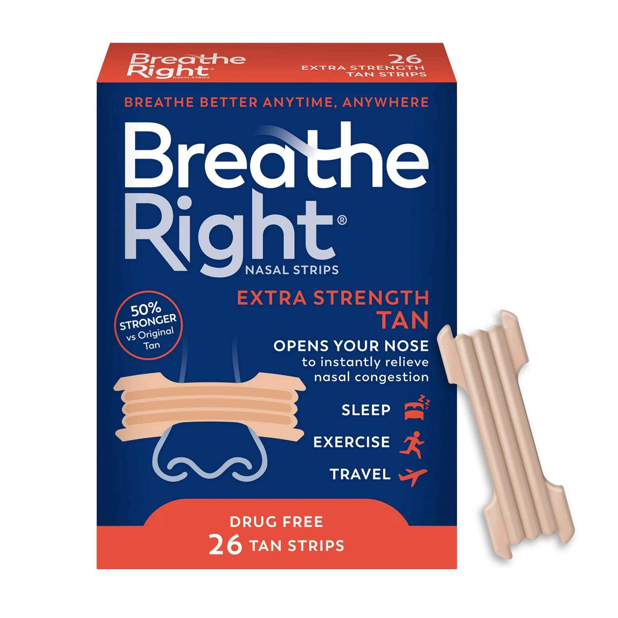 Breathe Right Nasal Extra Strength Strips