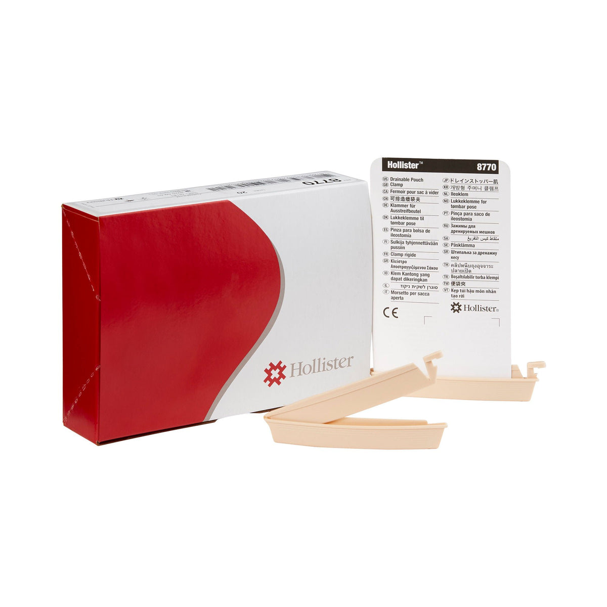 Hollister Drainable Pouch Clamp — Box of 20