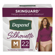 Depend® Silhouette® Classic Women's Underwear, Medium, Pink