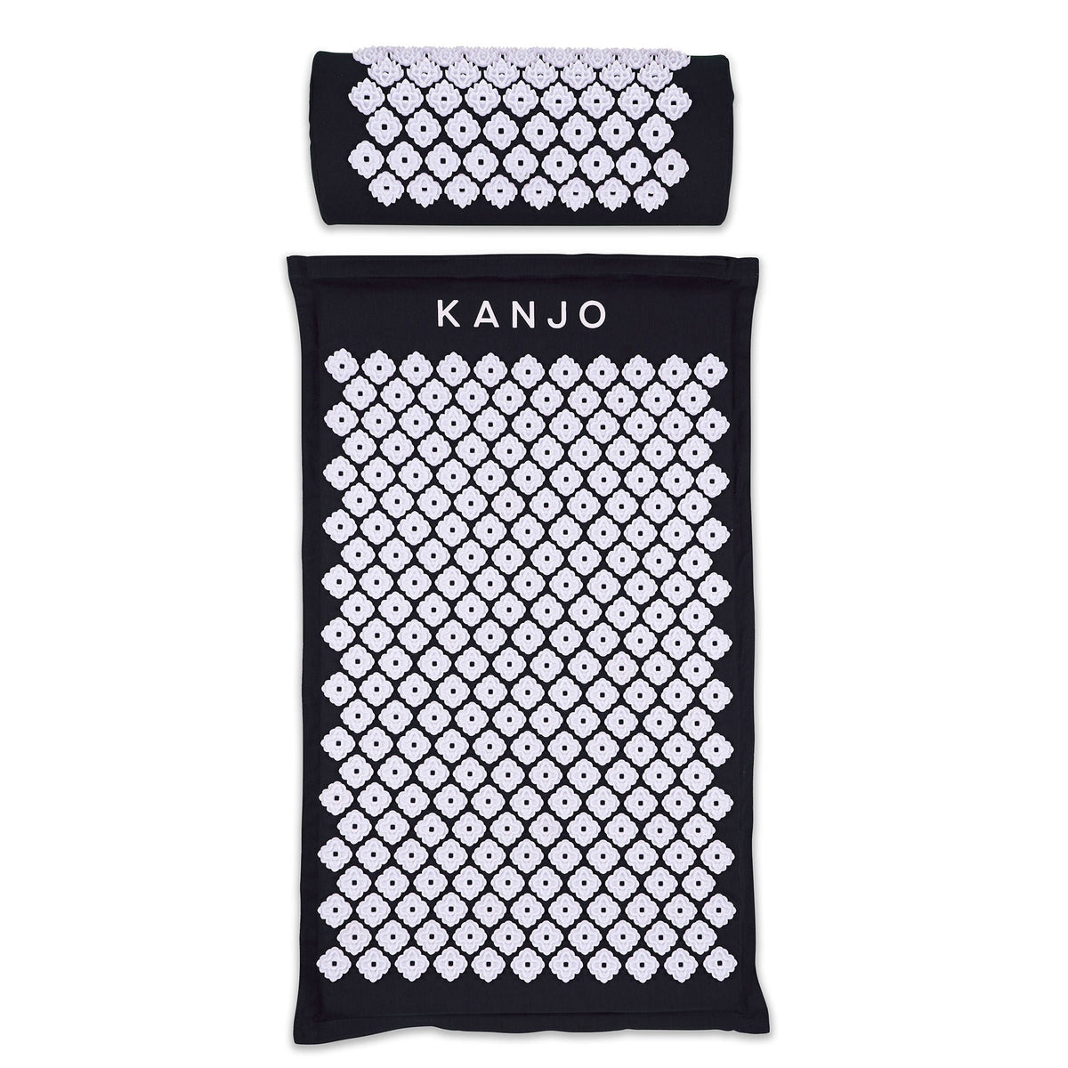 Kanjo Memory Foam Acupressure Mat Set, Black