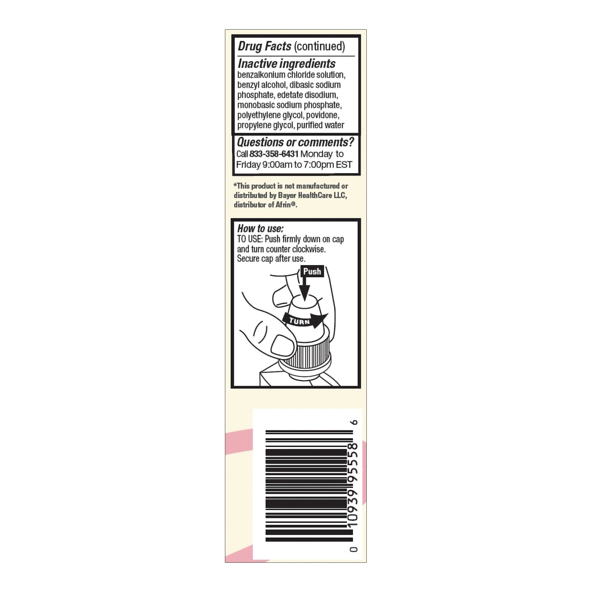 Foster & Thrive Nasal Spray, 1-ounce bottle