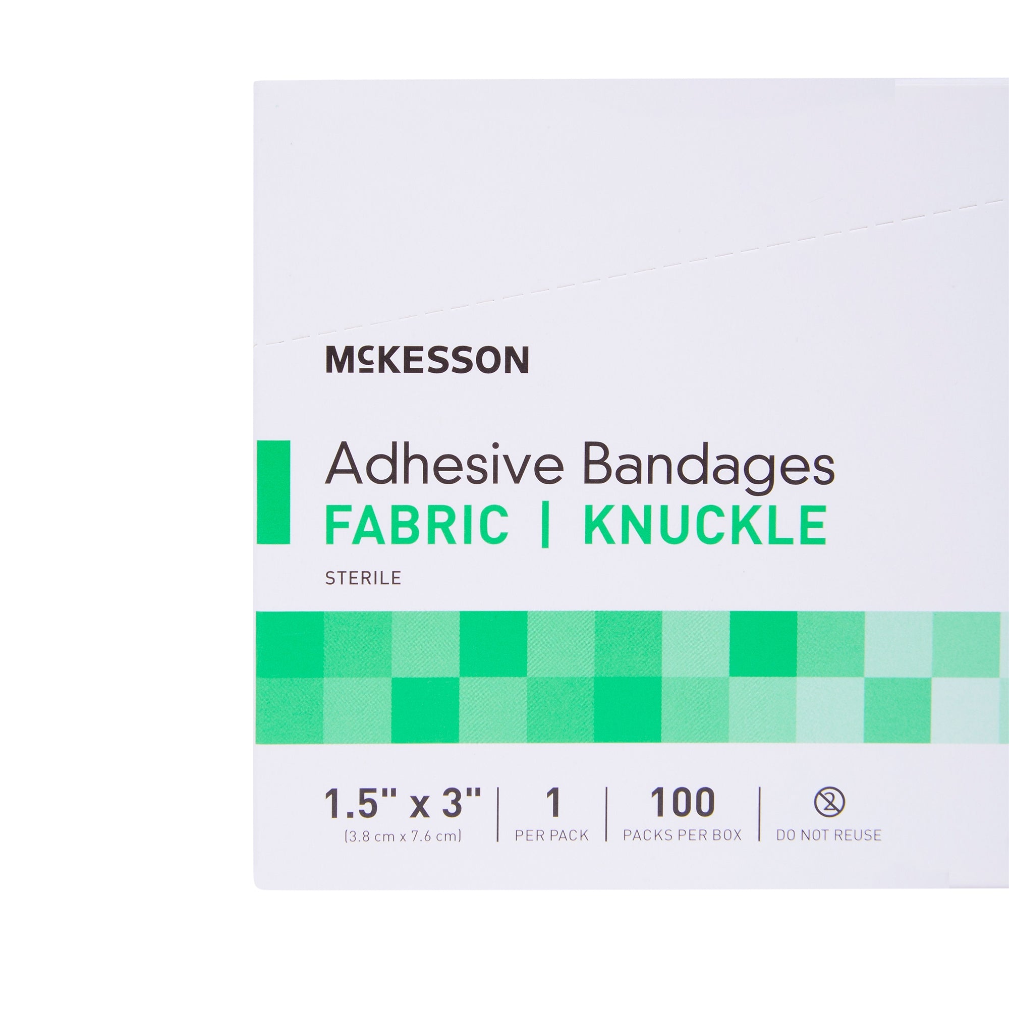 McKesson Knuckle Tan Adhesive Strip, 1-1/2 x 3 Inch
