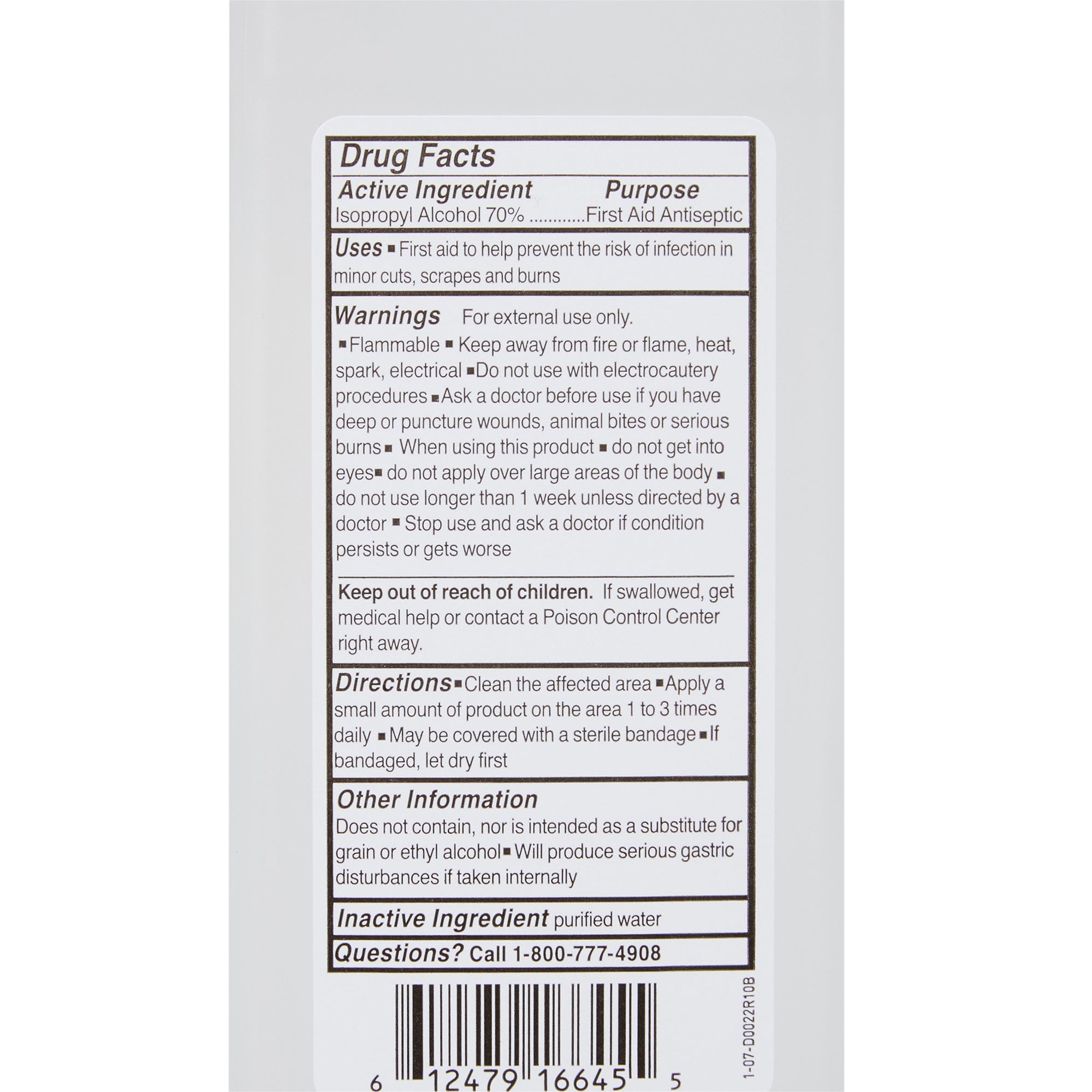 McKesson 70% Isopropyl Alcohol Antiseptic