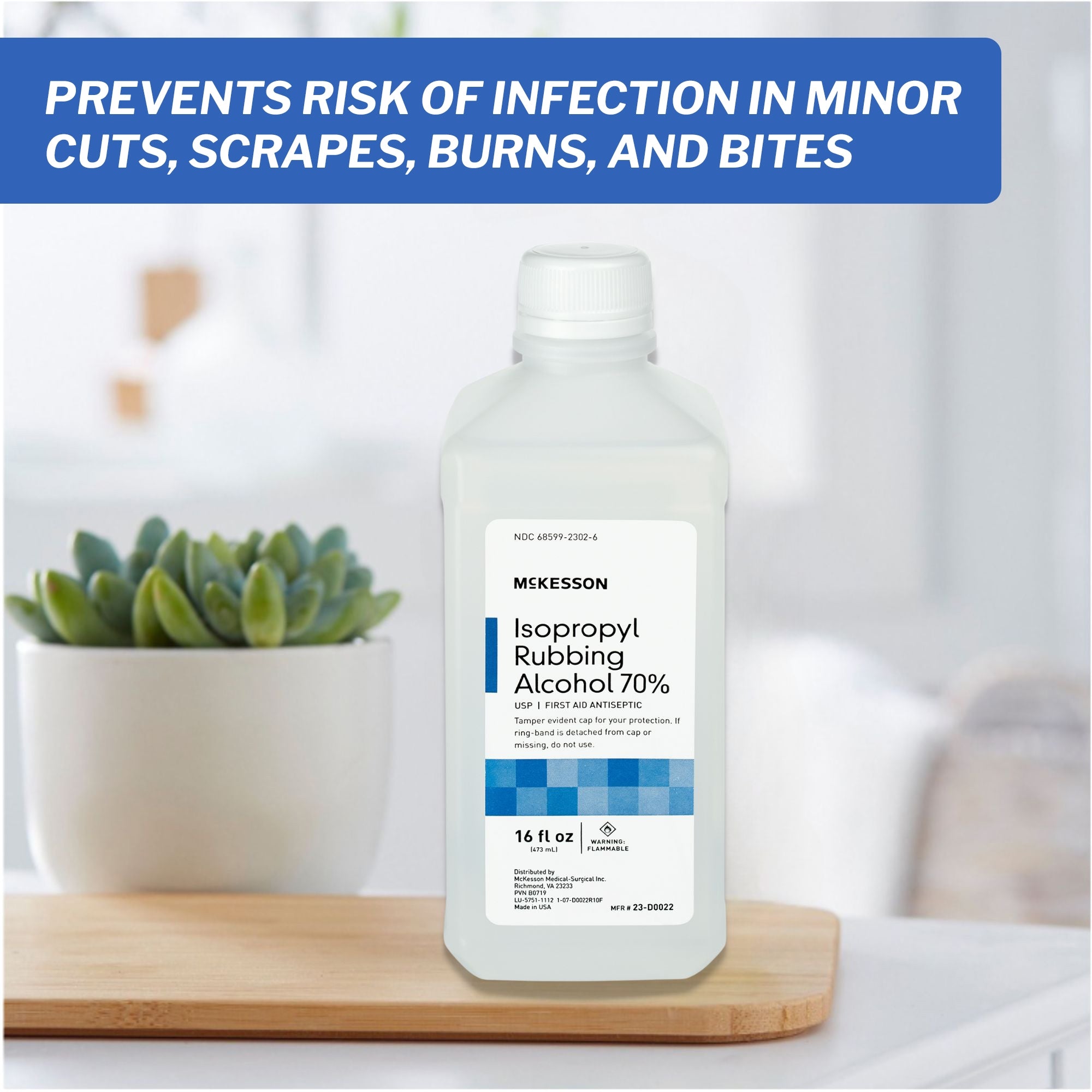 McKesson 70% Isopropyl Alcohol Antiseptic