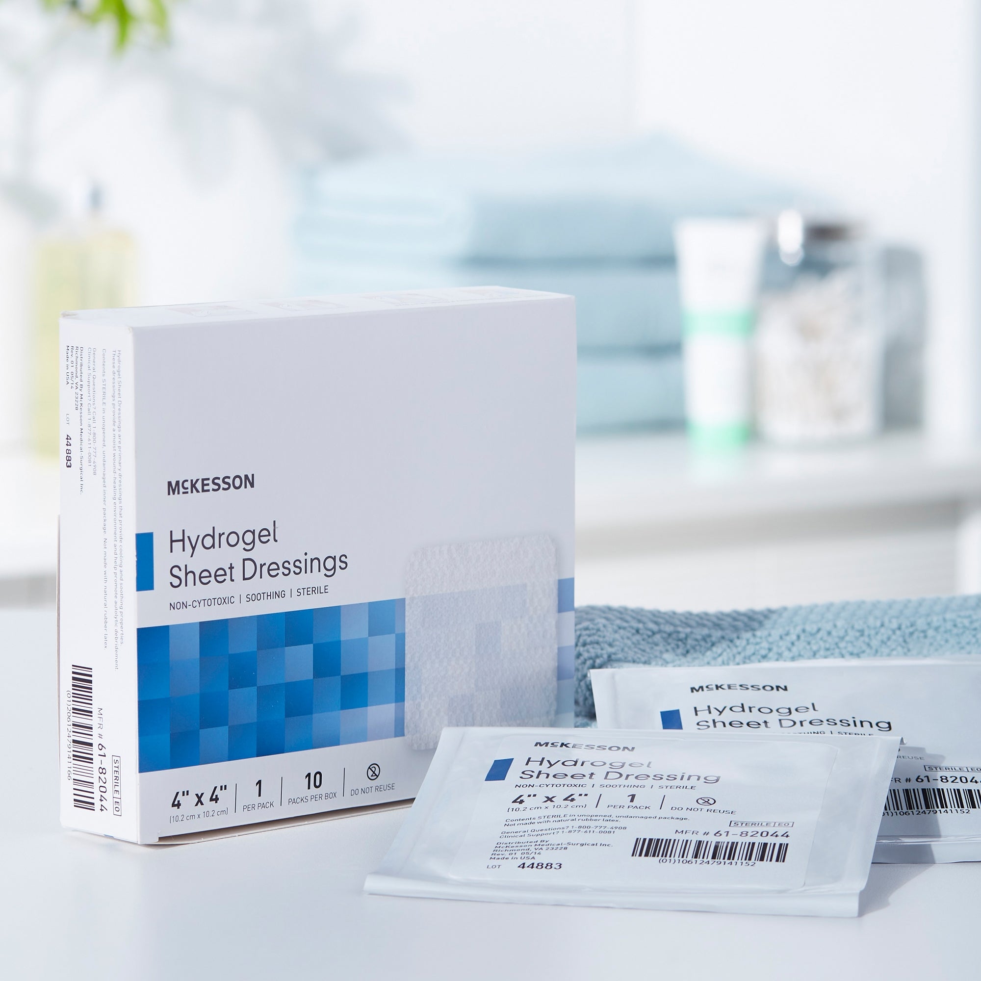 McKesson Hydrogel Dressing, 4 x 4 Inch