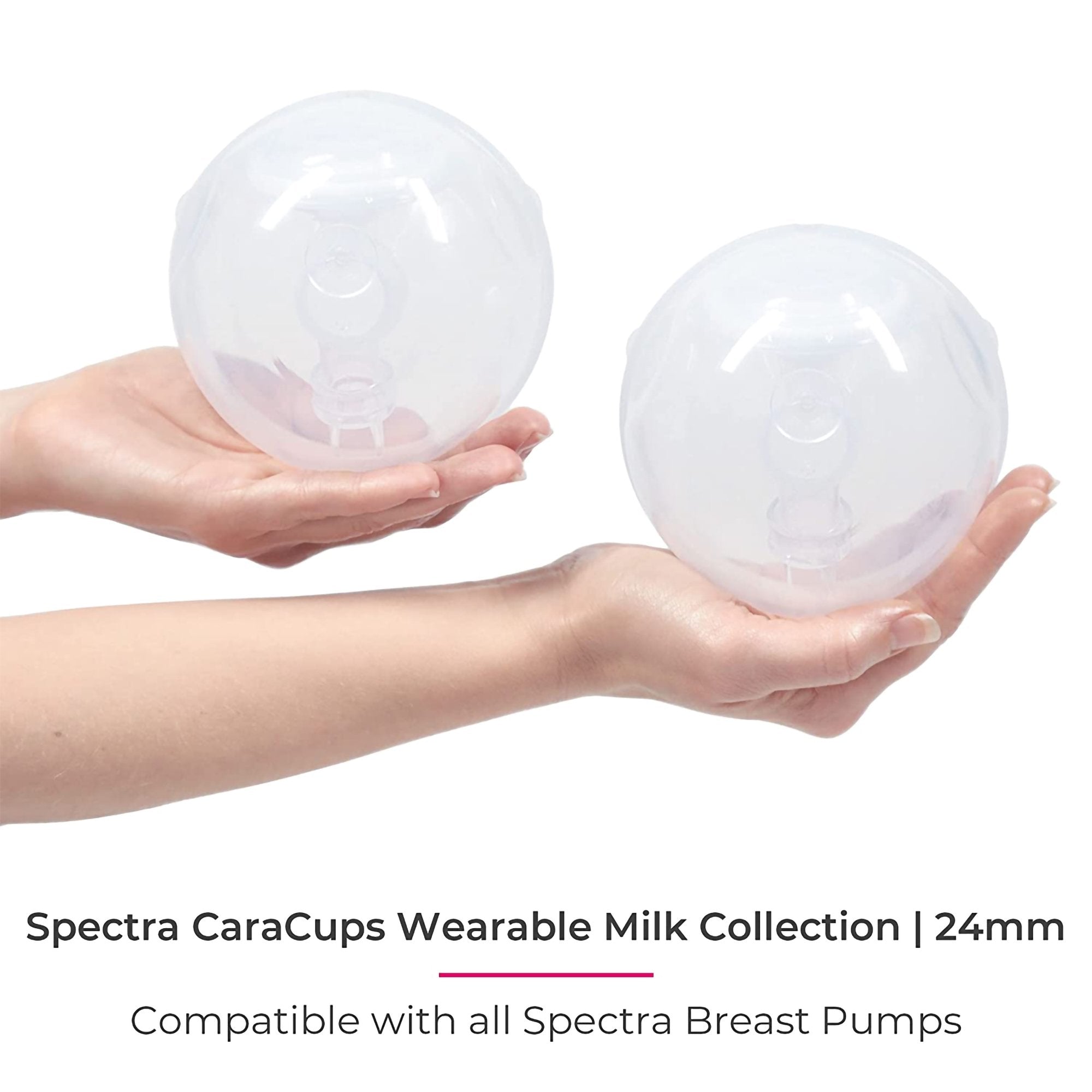 Spectra 24-mm CaraCups Wearable Milk Collection Kit for SpeCtra Breast Pumps
