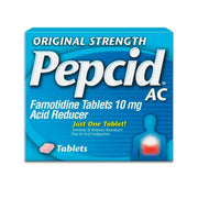 Pepcid® AC 10 mg Famotidine Acid Reducer Tablets Original Strength