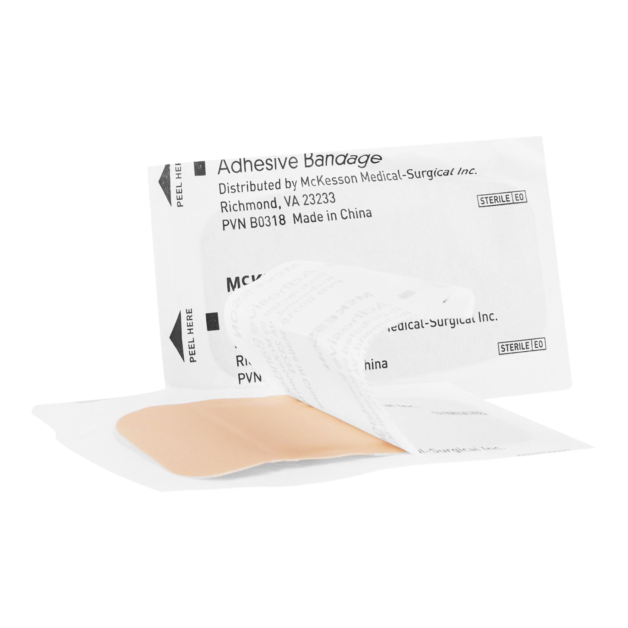 McKesson Tan Adhesive Strip, 2 x 4 Inch