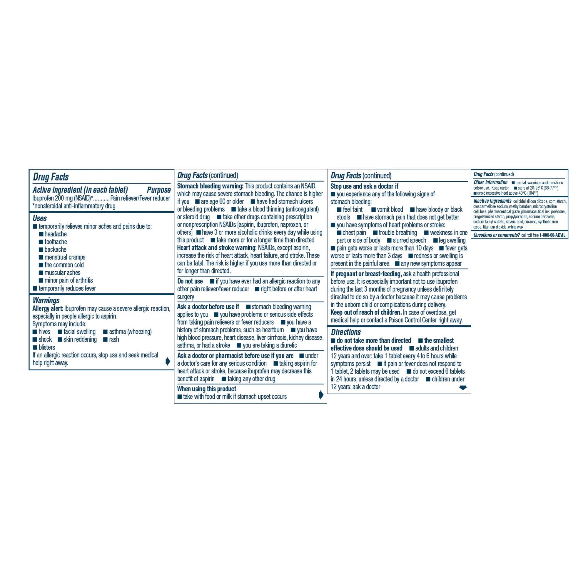 Advil Ibuprofen Pain Relief