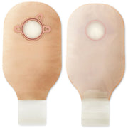 New Image™ Ultra Clear Ostomy Pouch, Pre-cut to Fit 102 mm Stomas, Yellow Match — Box of 10