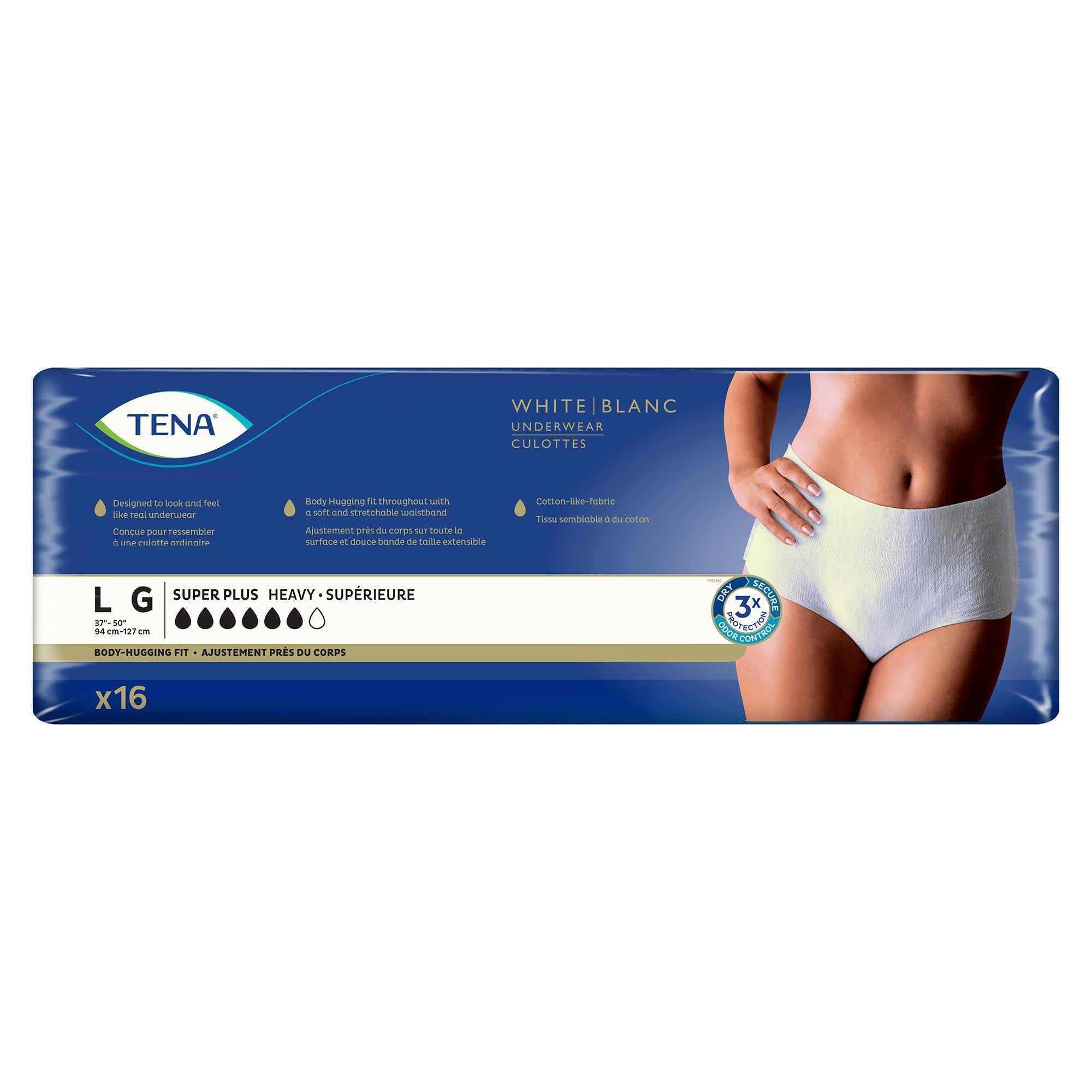 Tena Women Super Plus Absorbent Underwear Large