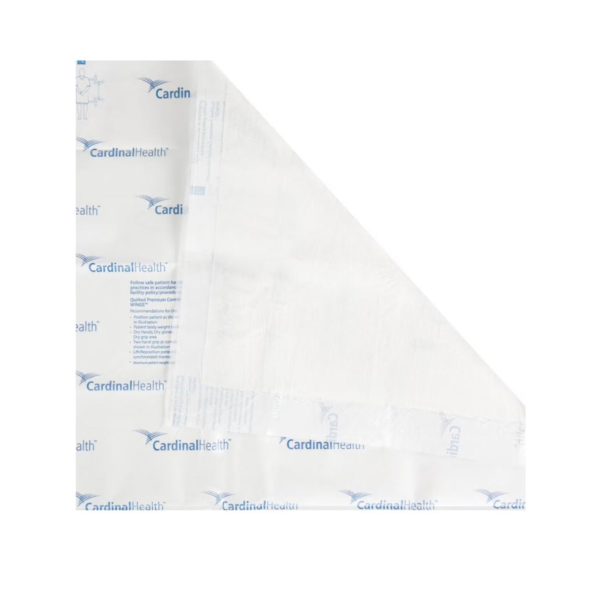 Wings™ Quilted Premium Comfort Maximum Absorbency Positioning Underpad, 30 x 36"