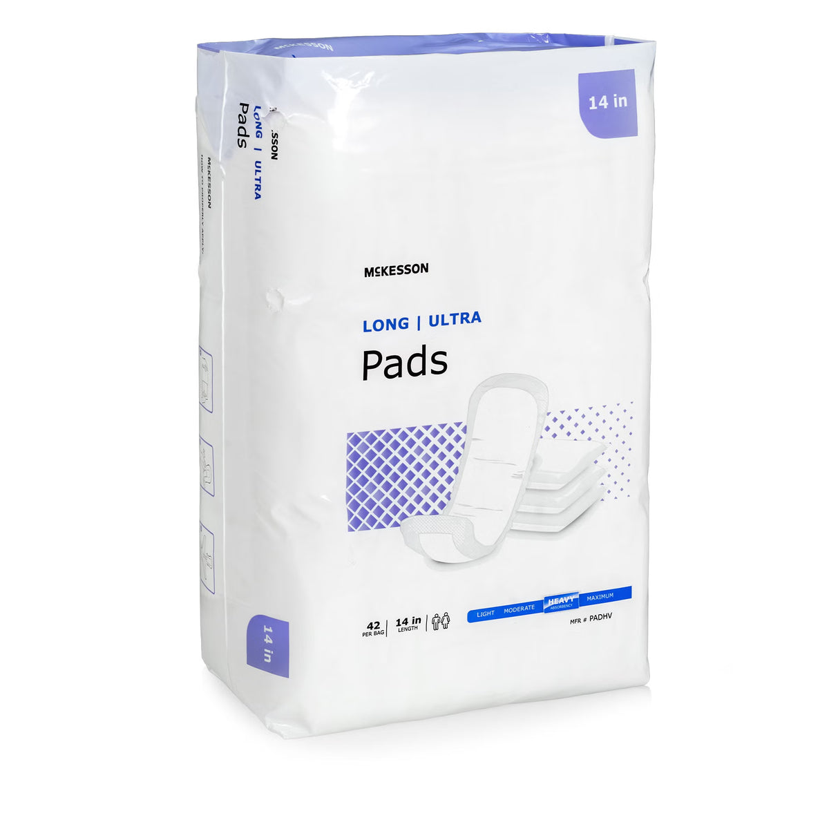McKesson Ultra Heavy Absorbency Bladder Control Pad, 14 Inch Length