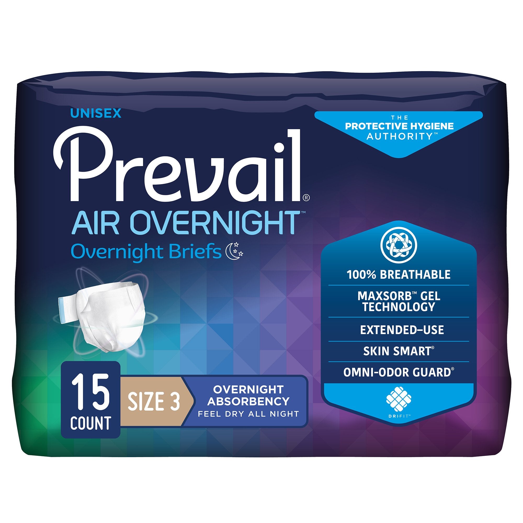 Prevail Air Overnight Briefs Overnight Absorbency