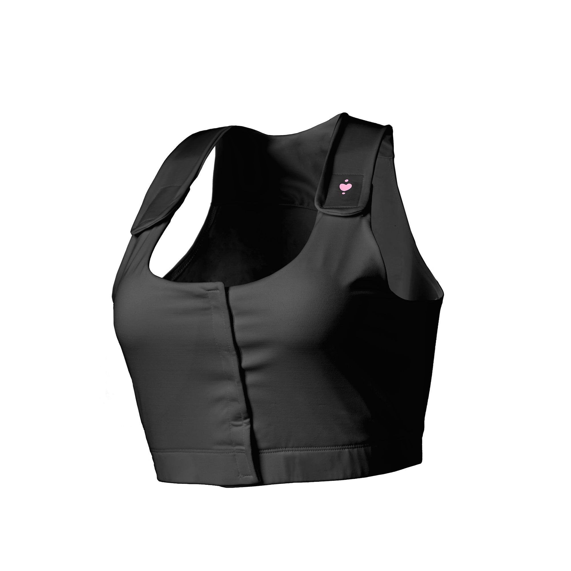 Serena Post Surgical Bra, Black, Medium