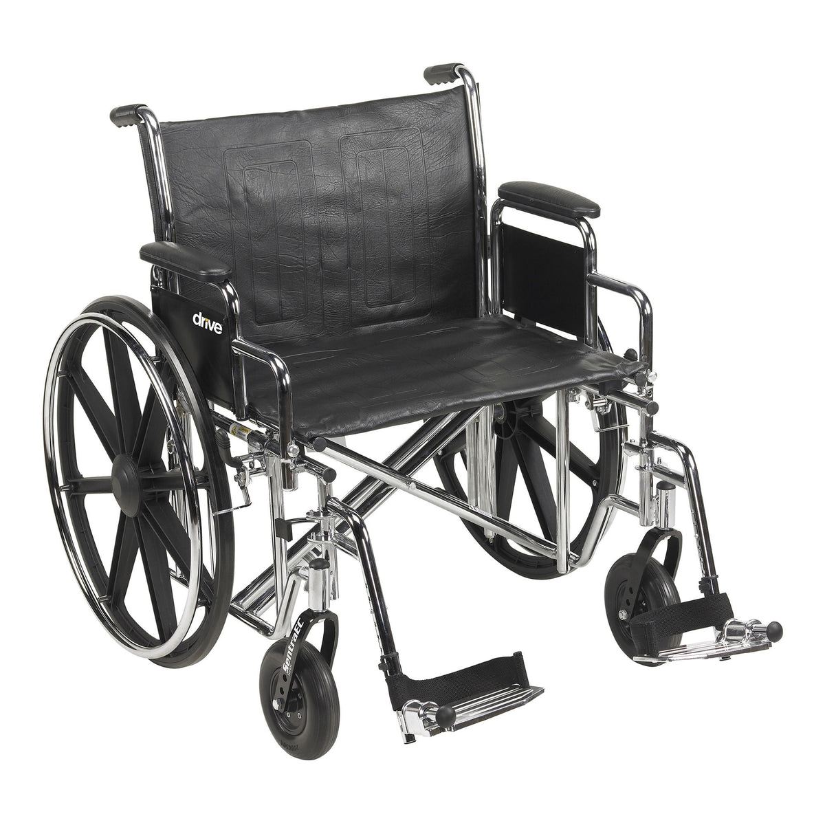 McKesson Bariatric Wheelchair, 24-Inch Seat Width