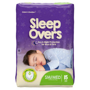 Cuties Sleep Overs Absorbent Underwear, Small / Medium - Case