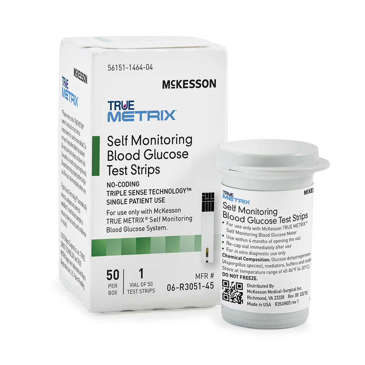 McKesson TRUE METRIX® Blood Glucose Test Strips — Box of 50