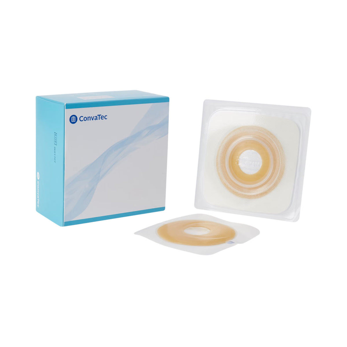 Sur-Fit Natura® Stomahesive® Ostomy Barrier fits 1-1/4 to 1-3/4 Inch Stomas — Box of 10