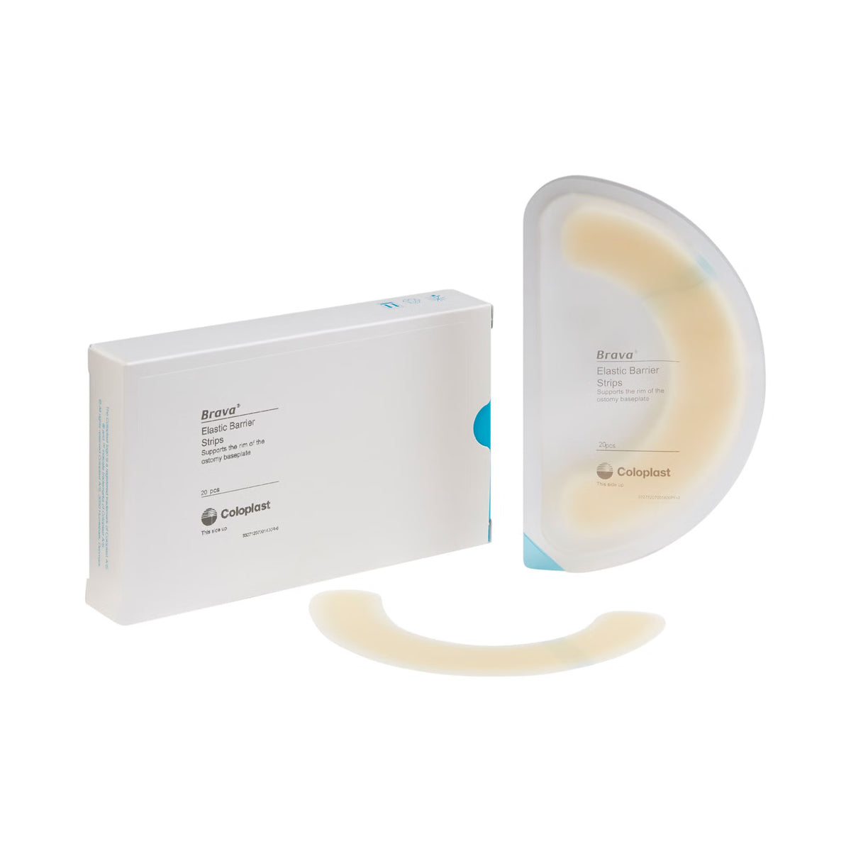 Brava® Elastic Barrier Strip, 5.5 Inch Length — Box of 20