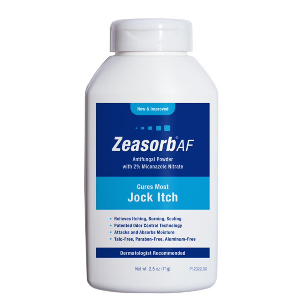 Zeasorb AF Antifungal Treatment Super Absorbent Powder