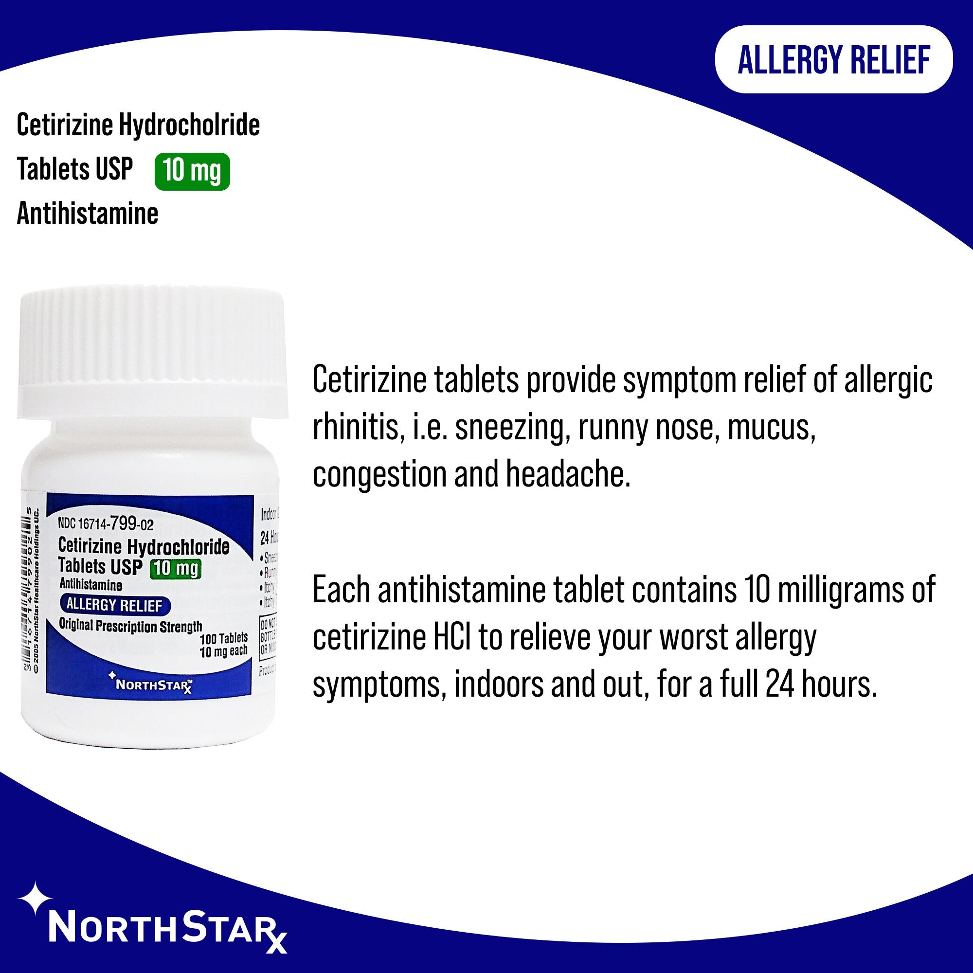NorthStar Rx Antihistamine Cetirizine