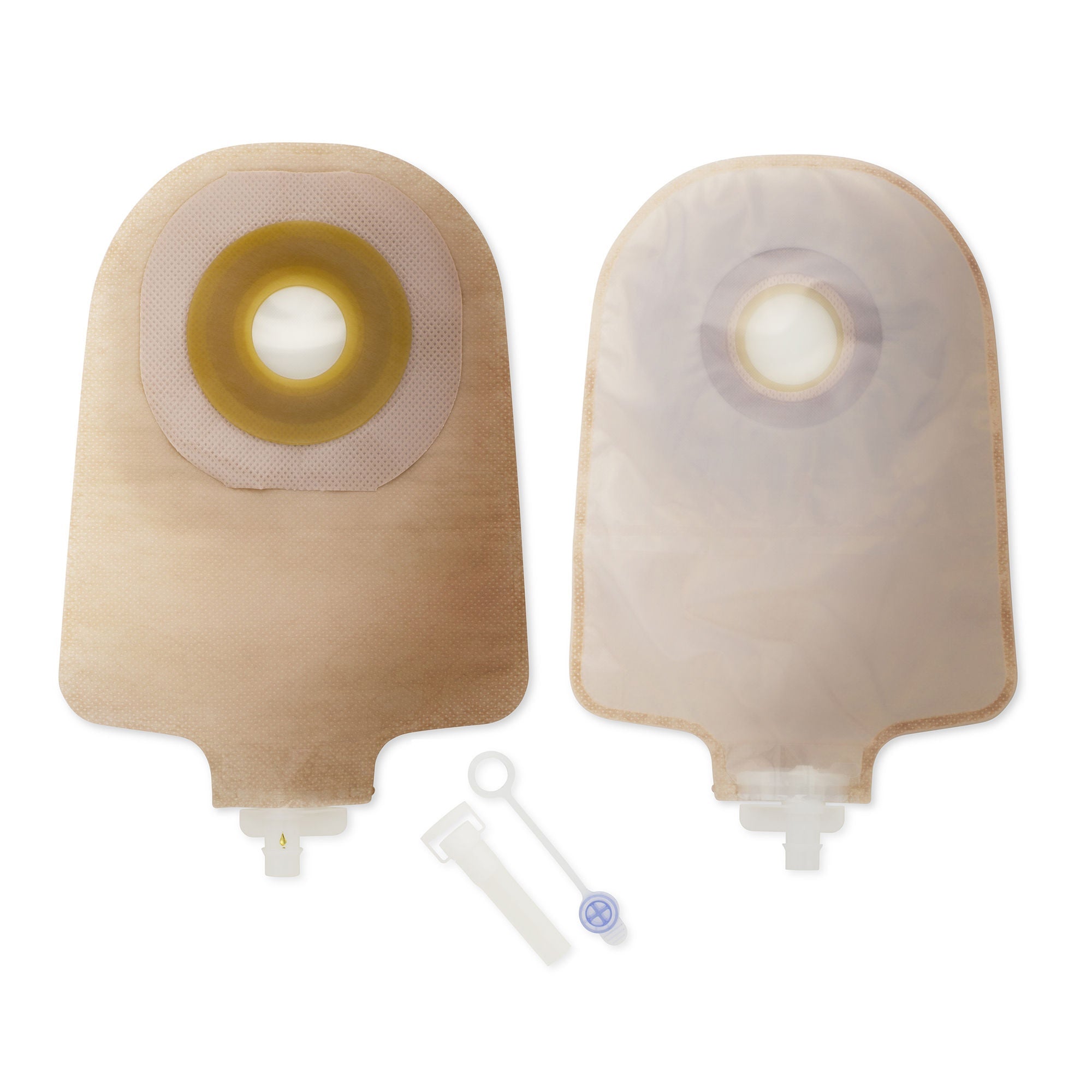 Premier™ One-Piece Transparent Urostomy Pouch, Pre-cut to Fit 22 mm Stomas