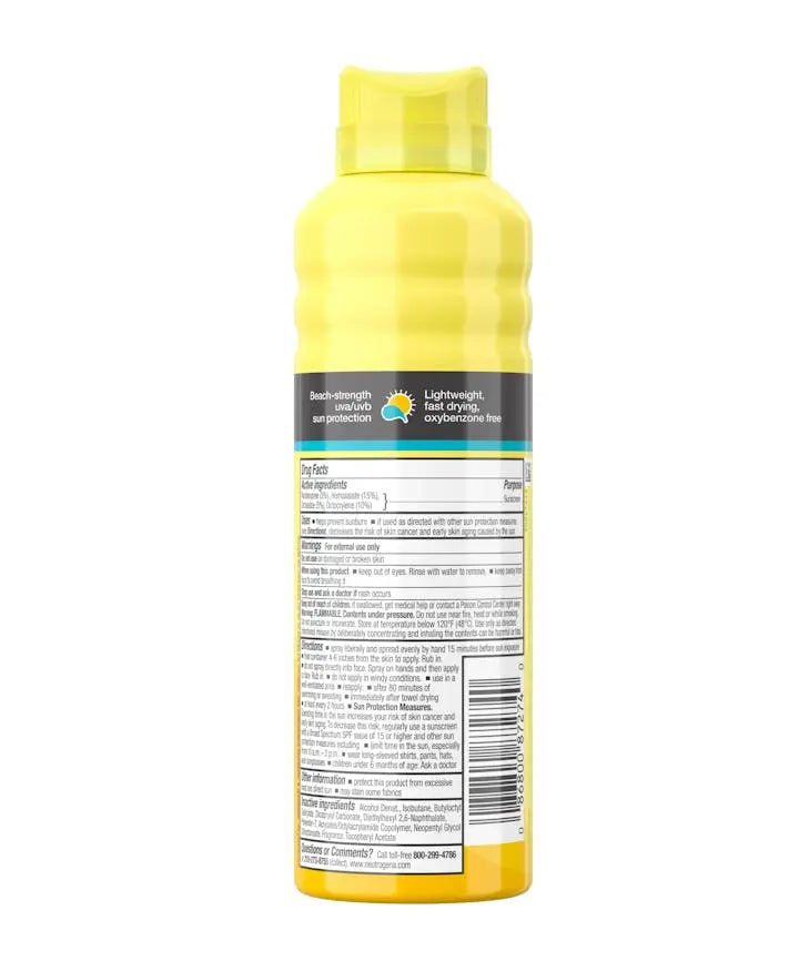 Neutrogena Beach Defense Water + Sun Protection SPF 70 Sunscreen Spray