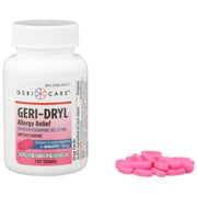 Geri-Dryl Allergy Relief 25mg 100 Tablet Bottle