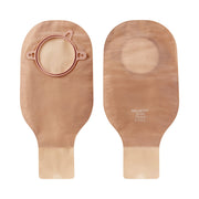 New Image™ 18124 Beige Colostomy Pouch, Pre-cut to Fit 70 mm Stomas, Blue Match — Box of 10