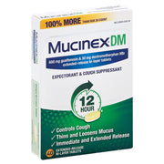 Mucinex® DM Guaifenesin / Dextromethorphan Cold and Cough Relief — Count of 40