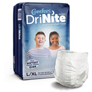Comfees DriNite Juniors Absorbent Underwear, Large / Extra Large