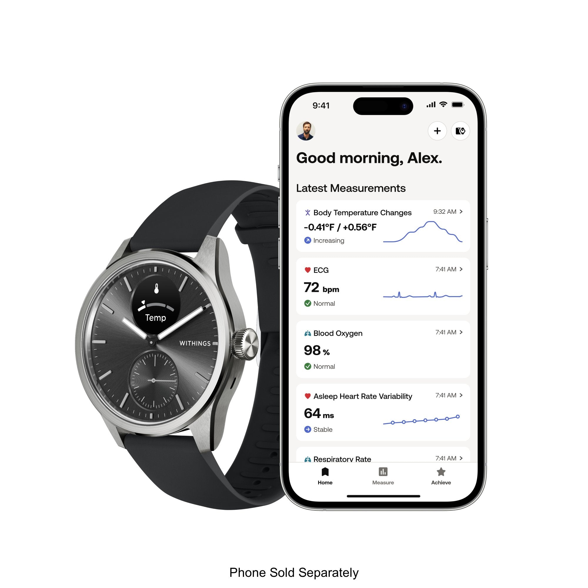 Withings ScanWatch 2 Smart Watch 42mm