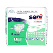 Seni® Super Plus Overnight Heavy to Severe Absorbency Incontinence Brief, Small